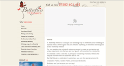 Desktop Screenshot of butterflywedding.co.uk